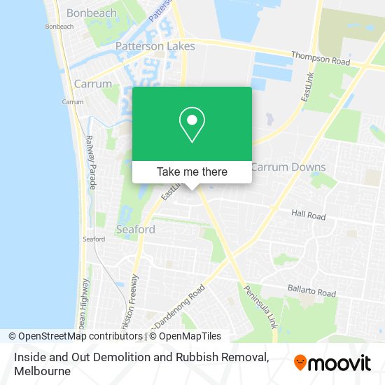 Inside and Out Demolition and Rubbish Removal map