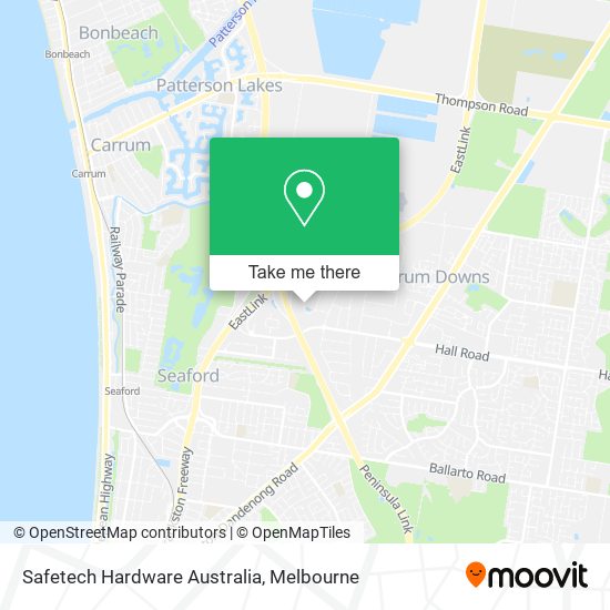 Safetech Hardware Australia map
