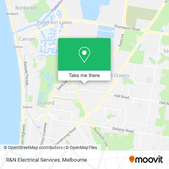 R&N Electrical Services map