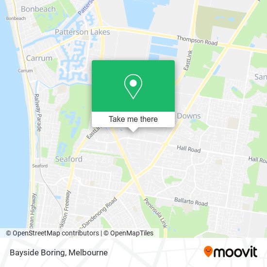 Bayside Boring map