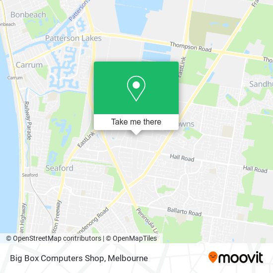 Big Box Computers Shop map