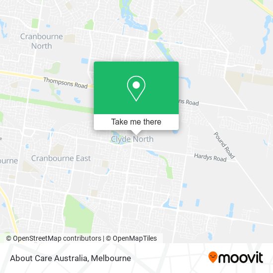 About Care Australia map