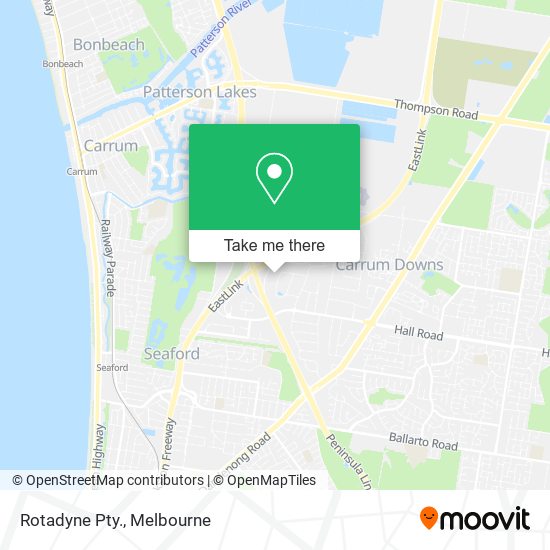 Rotadyne Pty. map