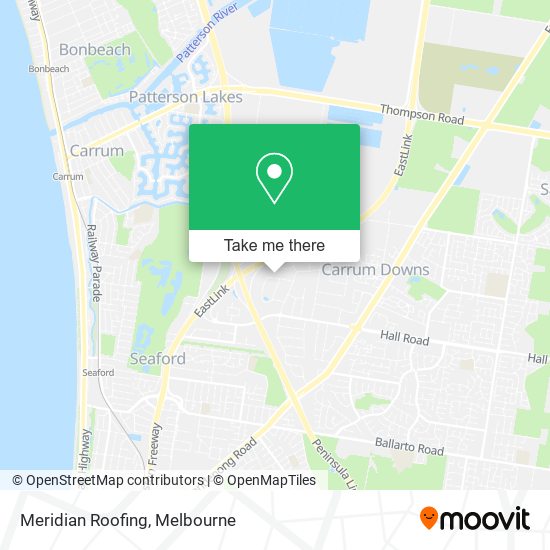 Meridian Roofing map