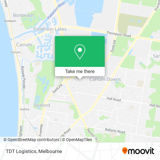 TDT Logistics map