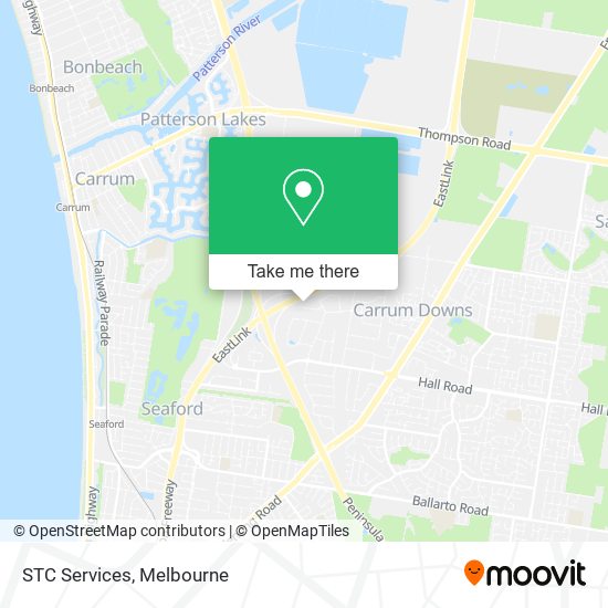 STC Services map
