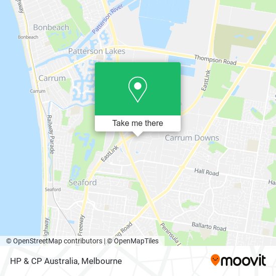 HP & CP Australia map