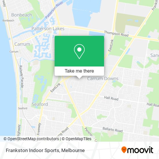 Frankston Indoor Sports map