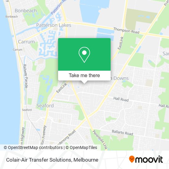 Colair-Air Transfer Solutions map