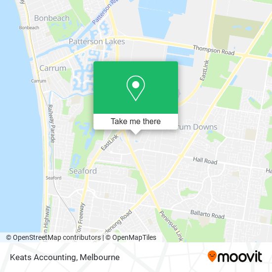 Keats Accounting map
