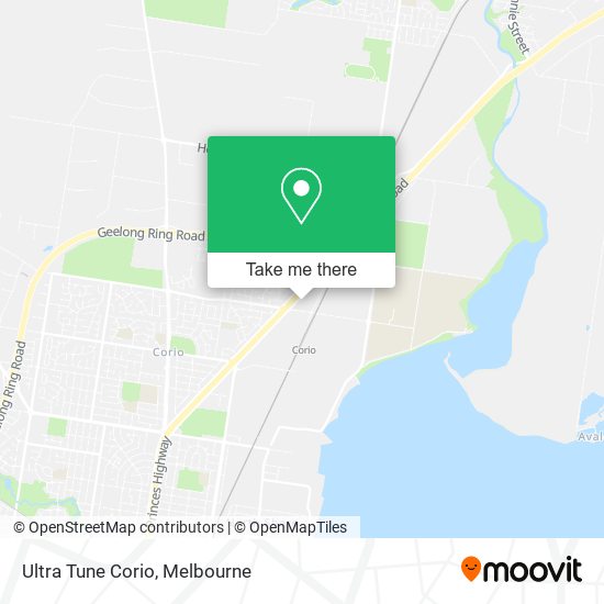 Ultra Tune Corio map