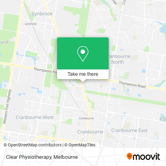 Clear Physiotherapy map