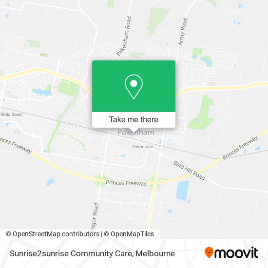 Sunrise2sunrise Community Care map