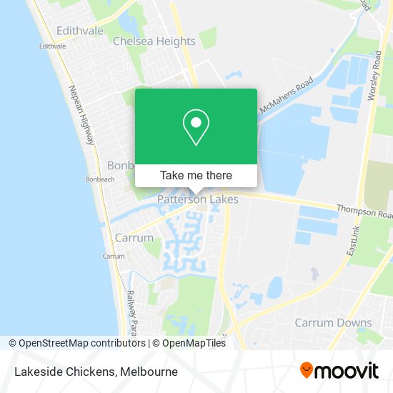 Lakeside Chickens map