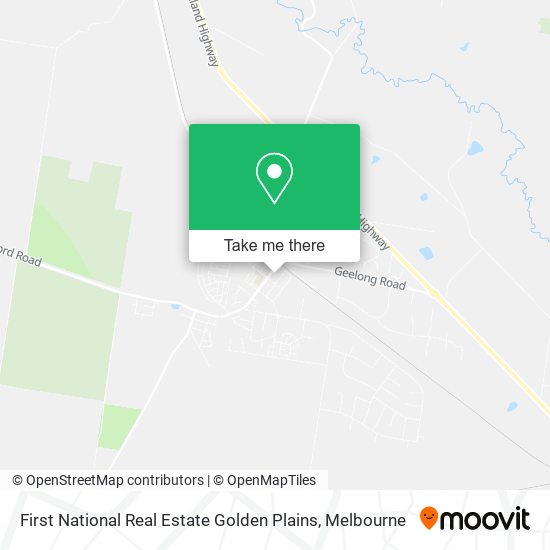 First National Real Estate Golden Plains map