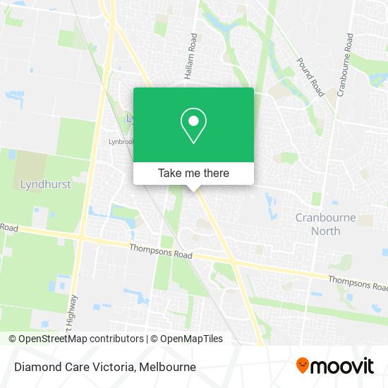Diamond Care Victoria map