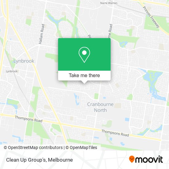 Clean Up Group's map