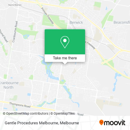 Gentle Procedures Melbourne map