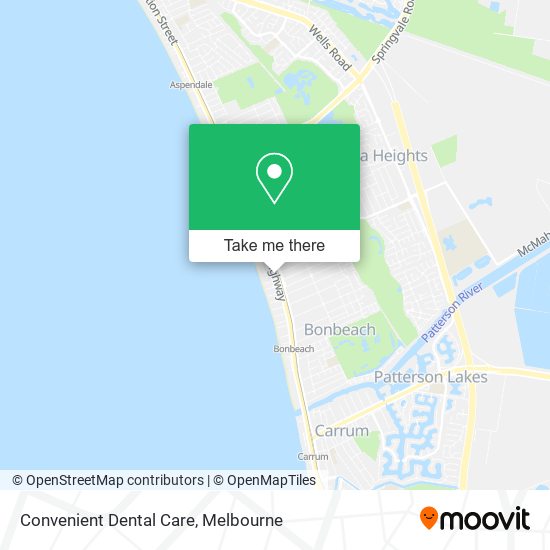 Convenient Dental Care map