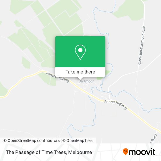 The Passage of Time Trees map