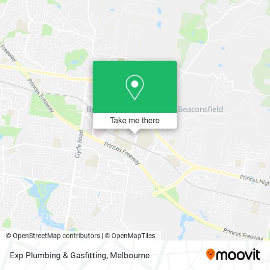 Exp Plumbing & Gasfitting map