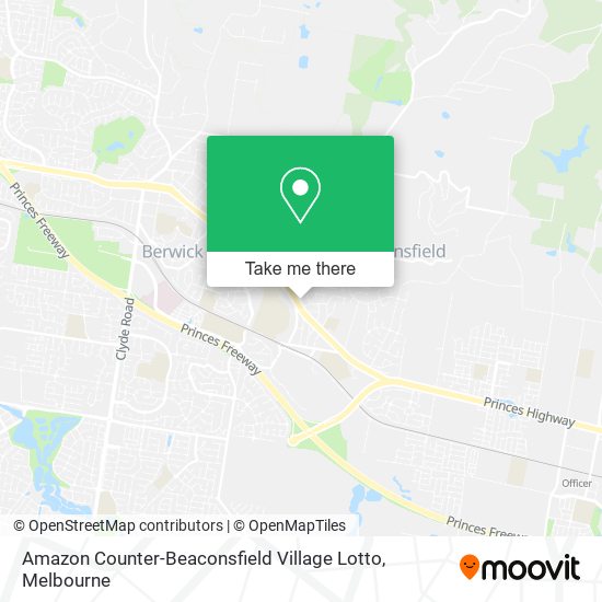 Amazon Counter-Beaconsfield Village Lotto map