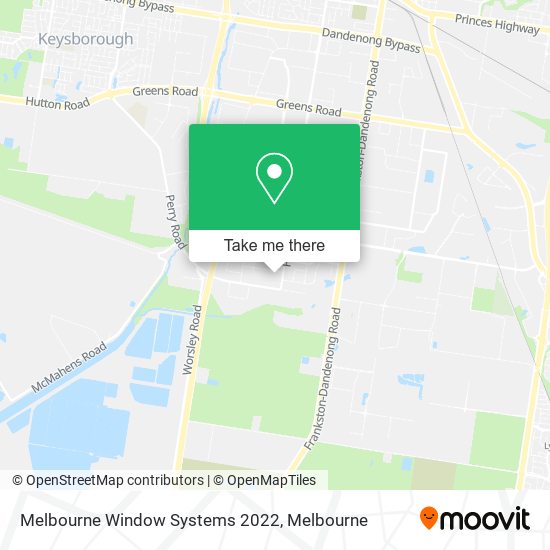 Melbourne Window Systems 2022 map