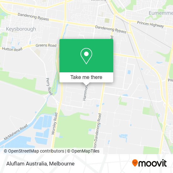 Aluflam Australia map