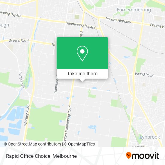 Rapid Office Choice map