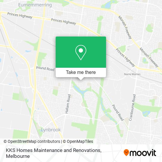 KKS Homes Maintenance and Renovations map