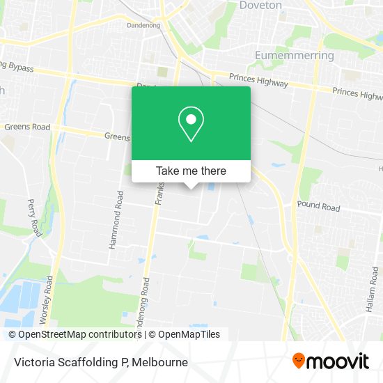 Victoria Scaffolding P map