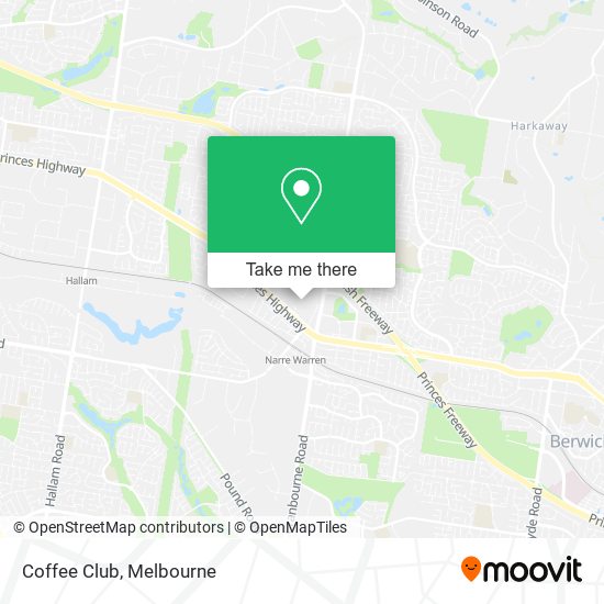 Coffee Club map
