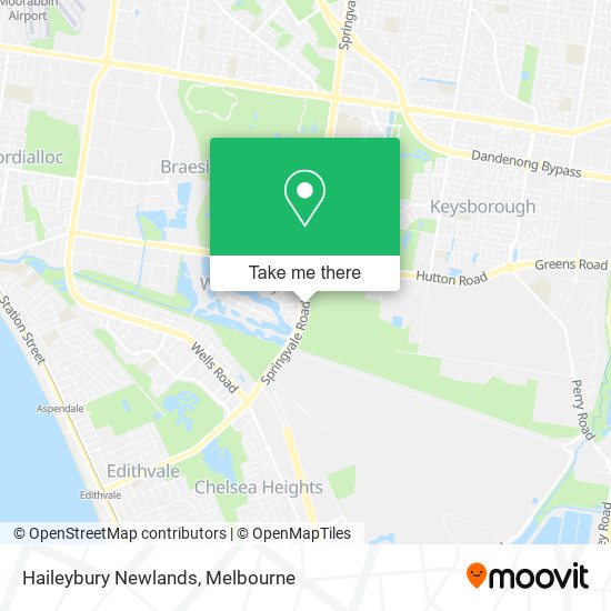 Haileybury Newlands map