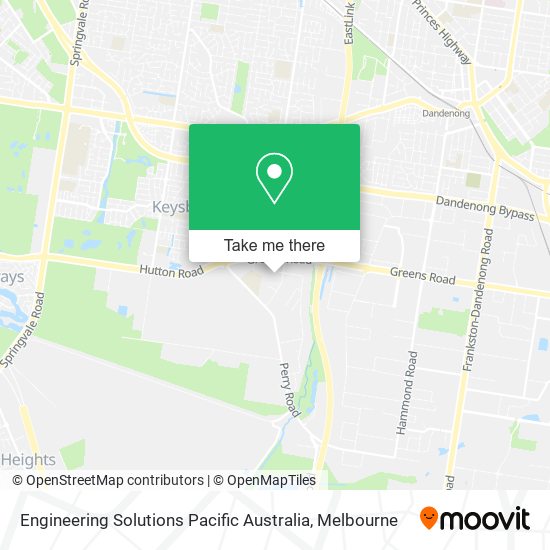 Engineering Solutions Pacific Australia map