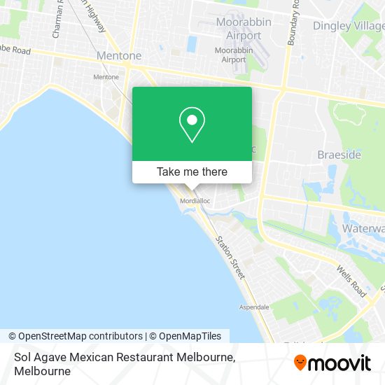 Sol Agave Mexican Restaurant Melbourne map