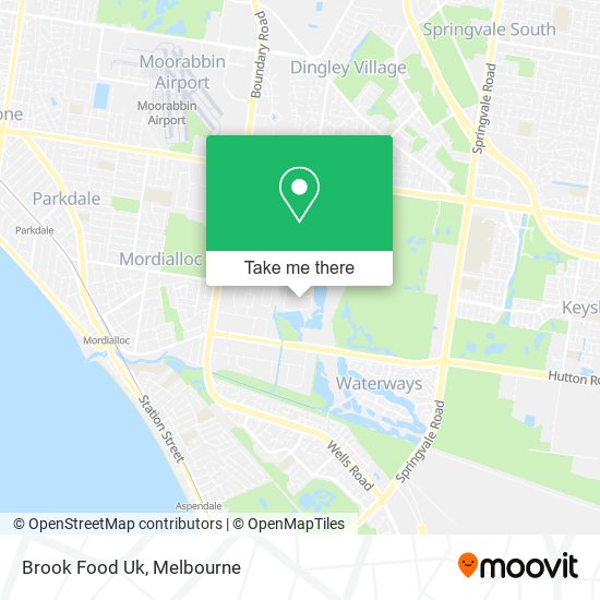 Brook Food Uk map