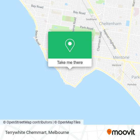 Terrywhite Chemmart map