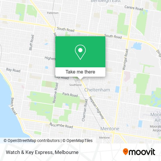 Watch & Key Express map