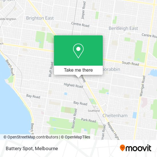 Battery Spot map