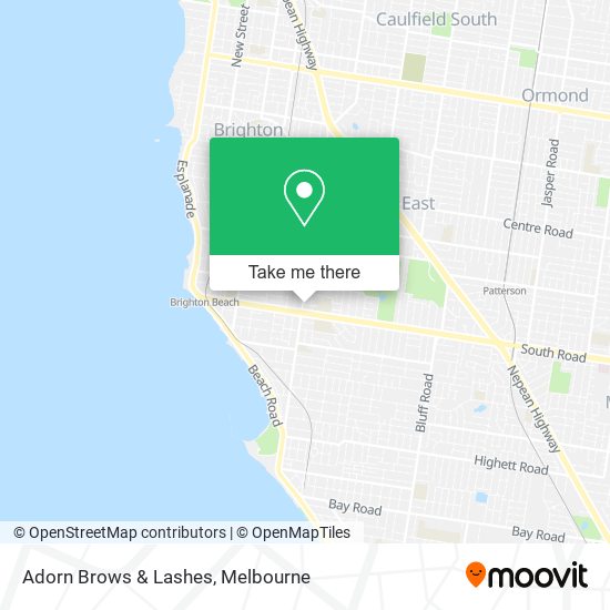 Adorn Brows & Lashes map