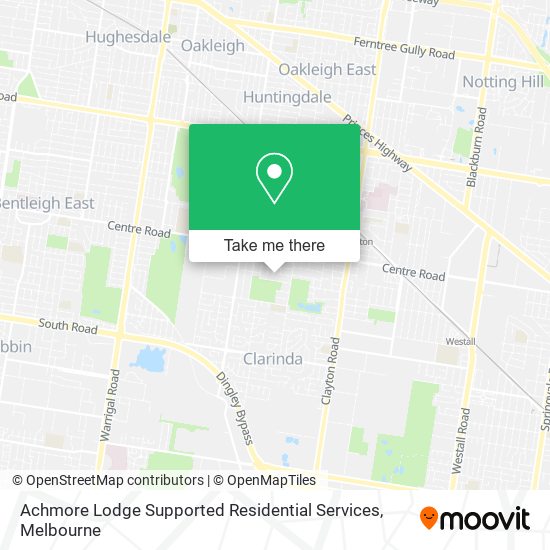 Achmore Lodge Supported Residential Services map