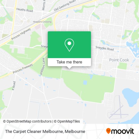 The Carpet Cleaner Melbourne map