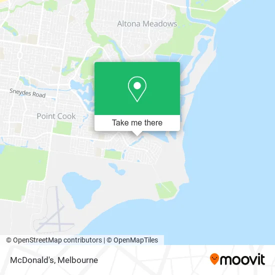McDonald's map