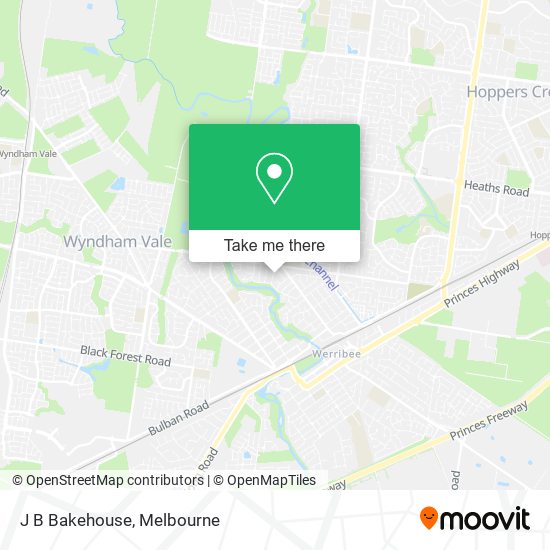 J B Bakehouse map