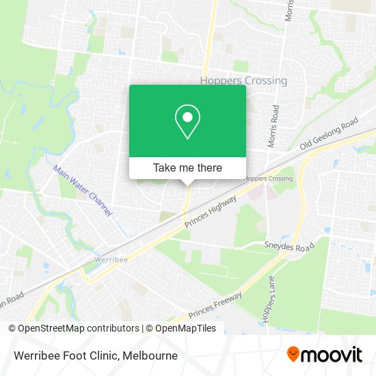 Werribee Foot Clinic map