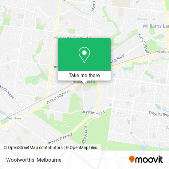 Woolworths map