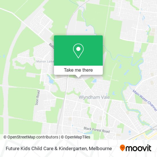 Mapa Future Kids Child Care & Kindergarten
