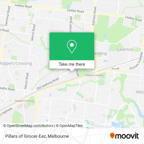 Pillars of Grocer-Eez map