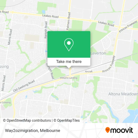 Mapa Way2ozmigration