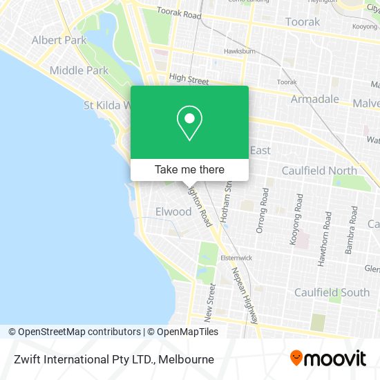 Zwift International Pty LTD. map